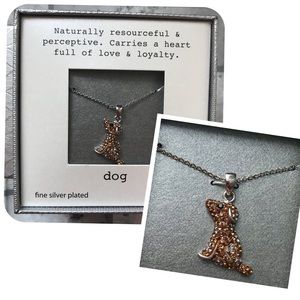 Silver Plated Pendant Super Cute🐶
